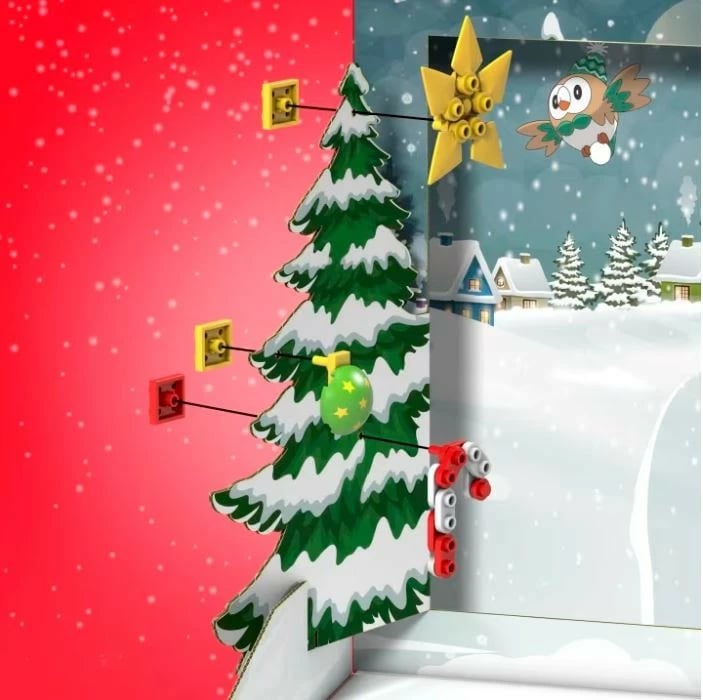 Kalendar advent Mega Bloks Mega Construx Pokemon GYG99, 225 pjesë, plastikë, set me figura