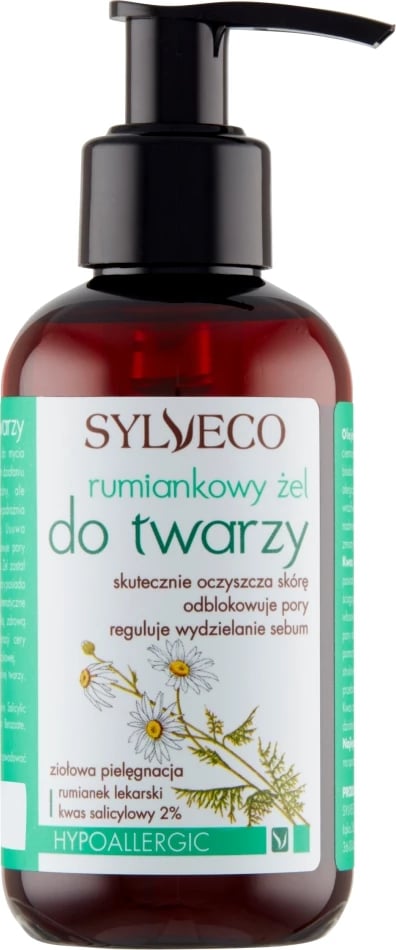 Xhel për fytyrë SYLVECO Chamomile për femra, 150ml
