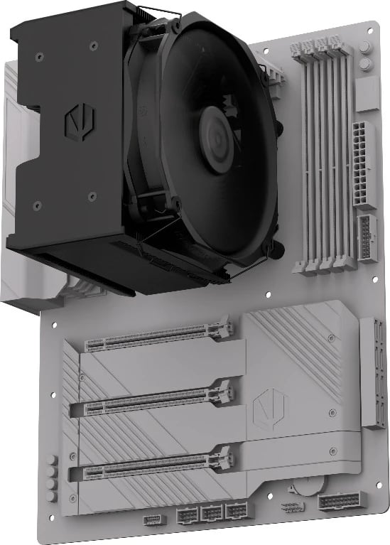 Ftohës CPU Endorfy Fortis 5 Black EY3A013, 140 mm, i zi