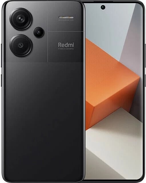 Celular Xiaomi Redmi Note 13 Pro+, 12 GB, 512 GB, 200 MP, Black