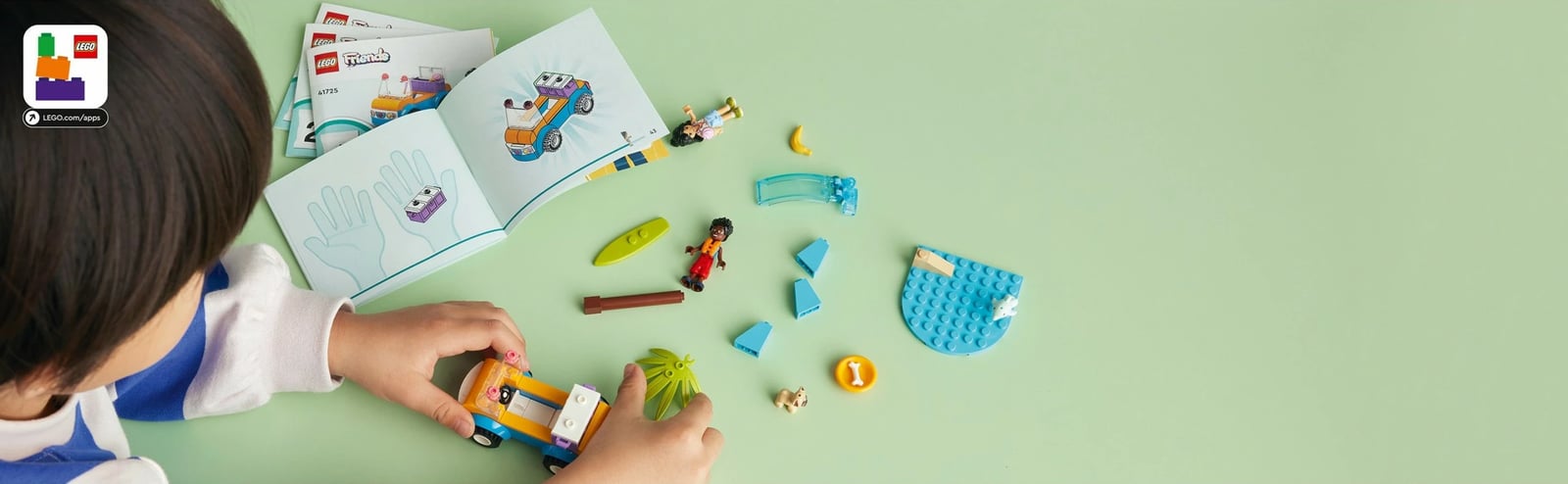 Set ndërtimi LEGO Friends Beach Buggy Fun, 61 pjesë, shumëngjyrësh