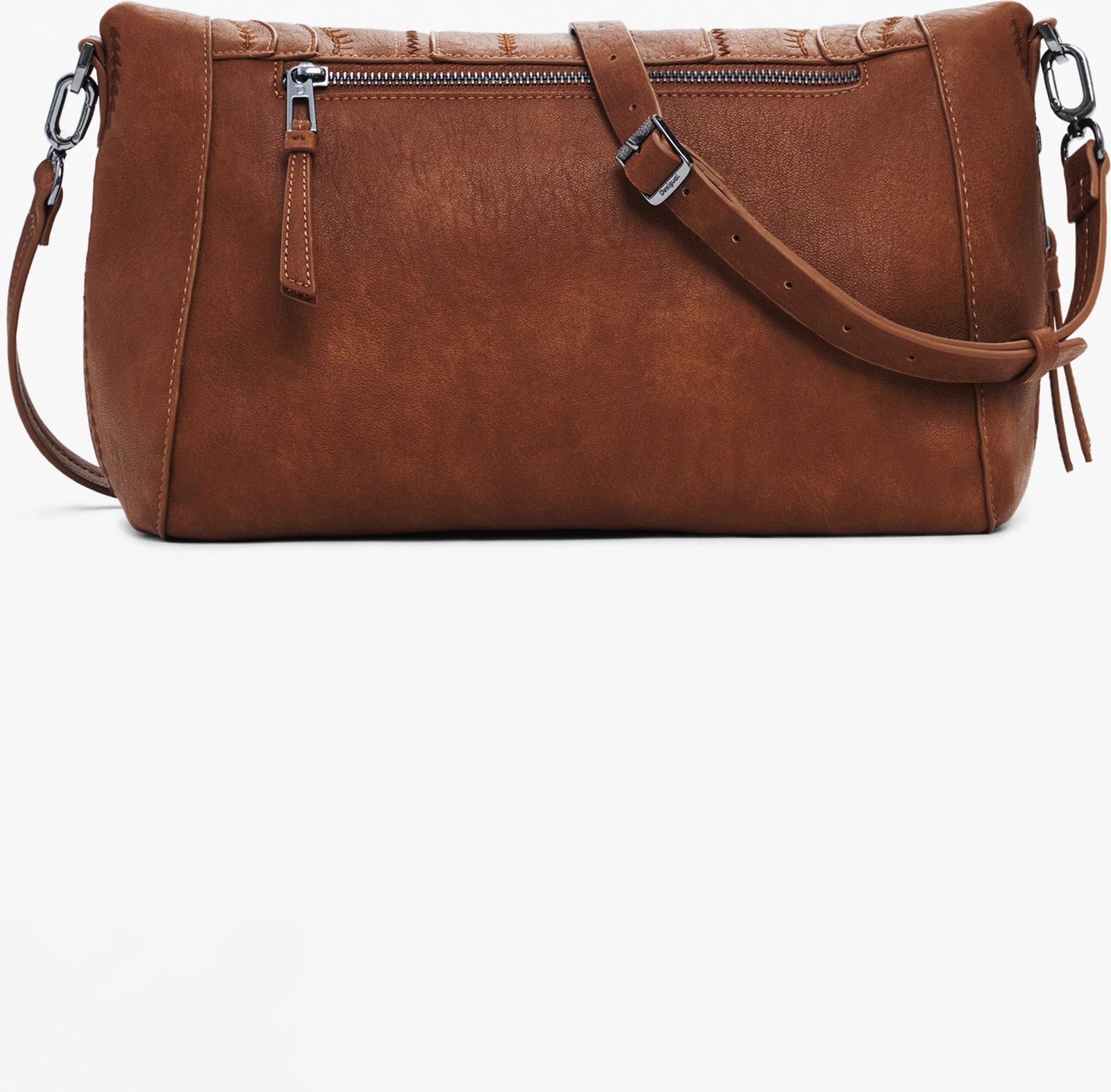 Çantë DESIGUAL EMBRO PATCH LOVERTY BAG femra, kafe