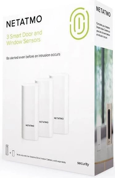 Sensorë Netatmo Welcome, 3 copë, të bardhë