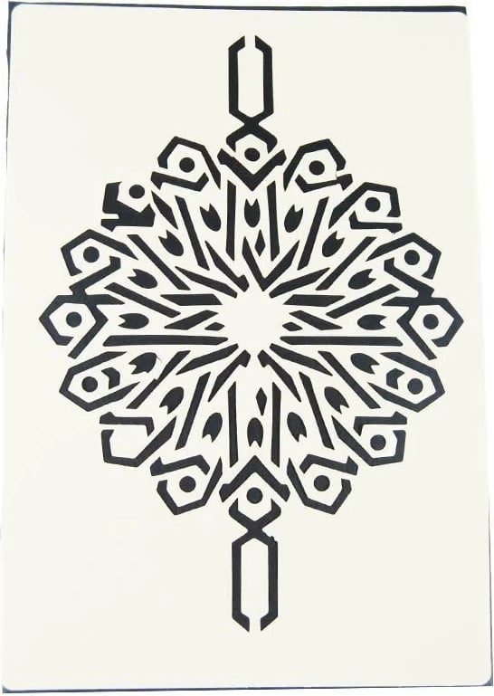 Stencil A4 NEXT model 35025--- me motiv ylli
