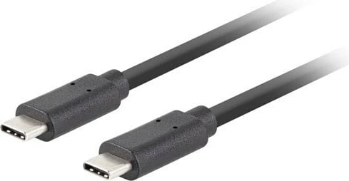 Kabllo USB-C Lanberg, M/M, 1.8m, e zezë