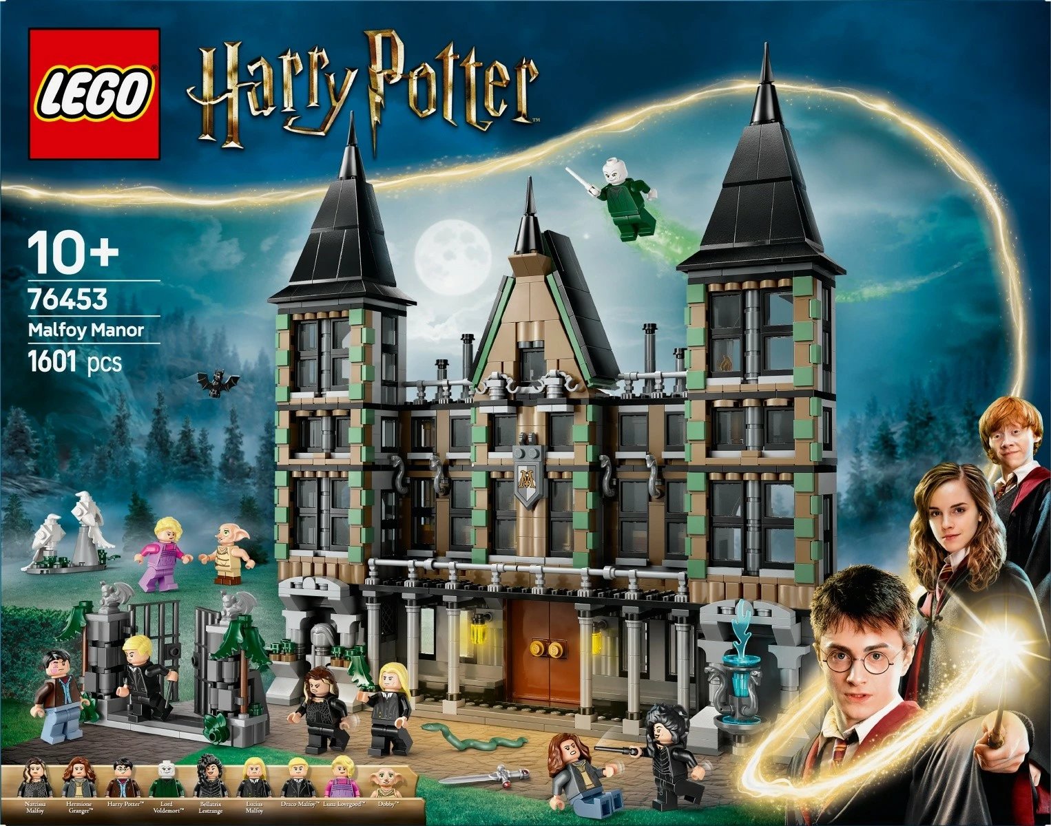 Set ndërtimi LEGO Harry Potter Malfoy Manor 76453, 1601 pjesë, plastikë