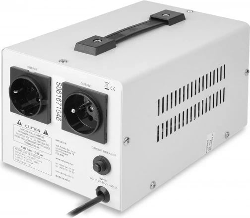 Stabilizator tensioni Volt Polska AVR PRO 1000, 1000VA, Gri