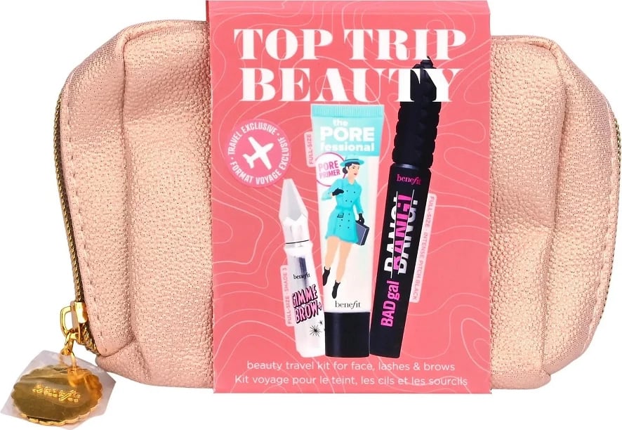 Set grimi Benefit Top Trip Beauty Set për femra, 3 copë