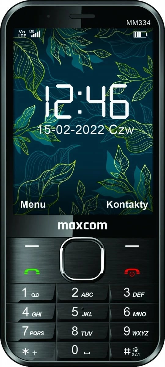Telefon Maxcom MM334, klasik, 3.2 inç, 2 MP, 1400 mAh, i zi