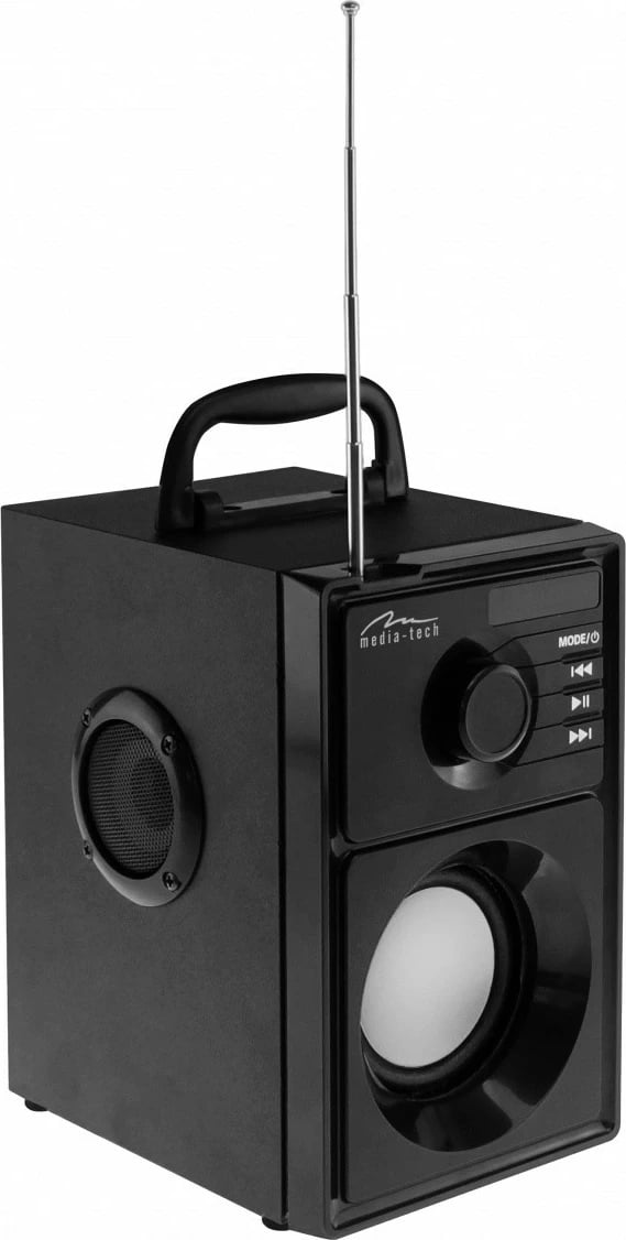 Altoparlant portabël Media-Tech BOOMBOX SILVER MT3179, Bluetooth, 15W, i zi