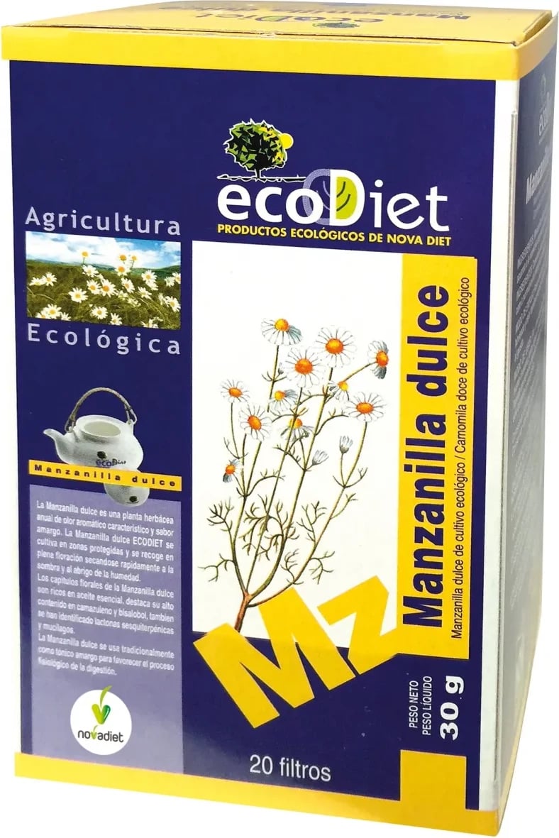 Çaj kamomili NOVADIET Ecodiet 20 filtra