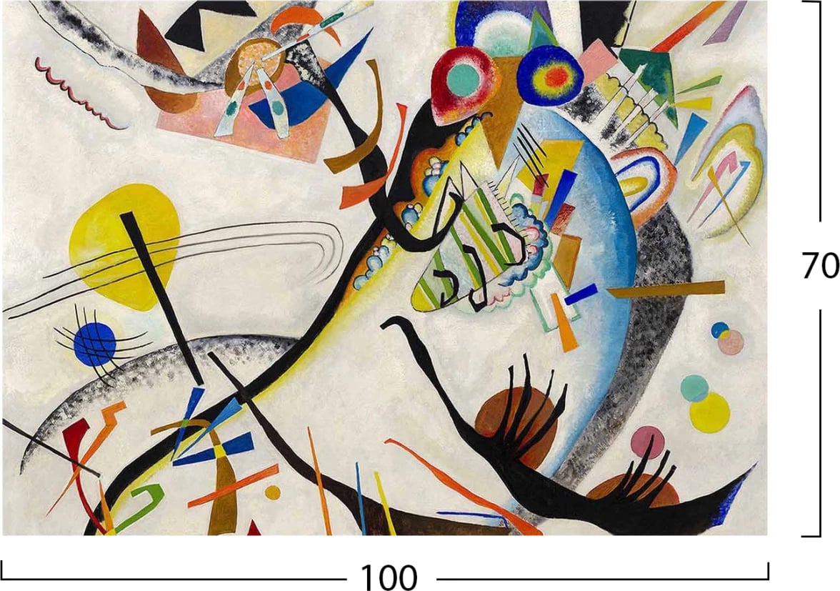 Art muri peizazh abstrakt, FH1, 100x3x70 cm