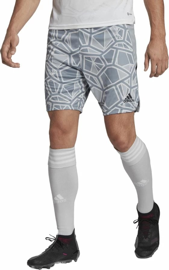 Shorce portieri adidas për meshkuj, gri