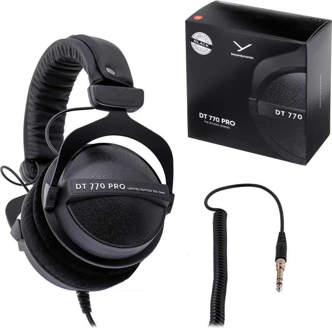 Kufje Beyerdynamic DT 770 PRO 250 OHM, Edicioni i Kufizuar, të mbyllura, të zeza