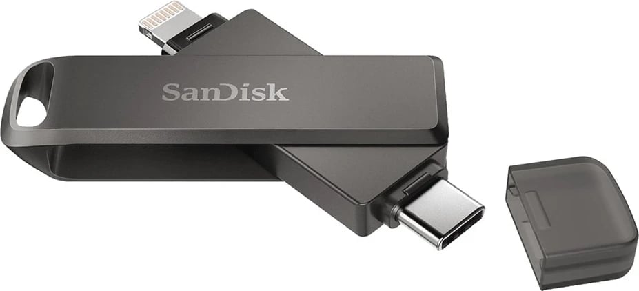 USB Flash SanDisk iXpand, 64 GB, USB Type-C / Lightning, Zi USB Flash SanDisk iXpand, 64 GB, USB Type-C / Lightning, Zi