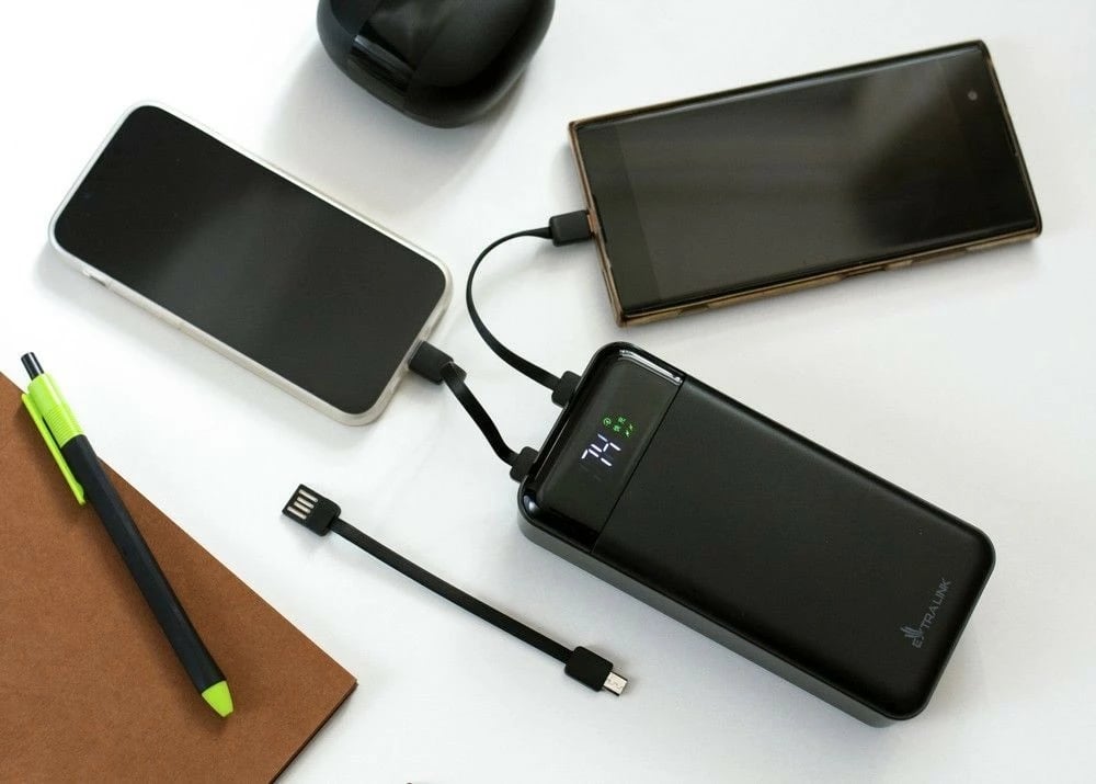 Powerbank Extralink EPB-124 EX.19522, 30000 mAh, e zezë