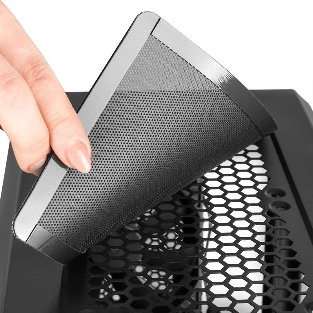 Kasë Modecom Oberon Pro Midi-Tower, e zezë 