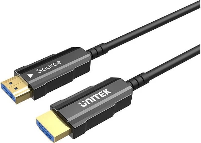 Kabllo HDMI UNITEK C11072BK-20M, HDMI Type A, 20m, E zezë