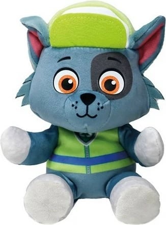 Lodër pelushi Paw Patrol Rocky, 15 cm, shumëngjyrëshe