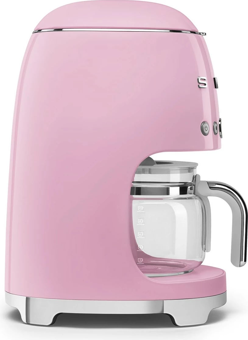 Aparat kafe SMEG DCF02PKEU, stil i viteve '50, rozë