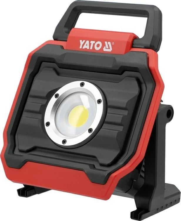 Reflektor LED YATO YT.REFLEKTOR 18V, 6000LM, IPX4, pa bateri dhe karikues, Kuq