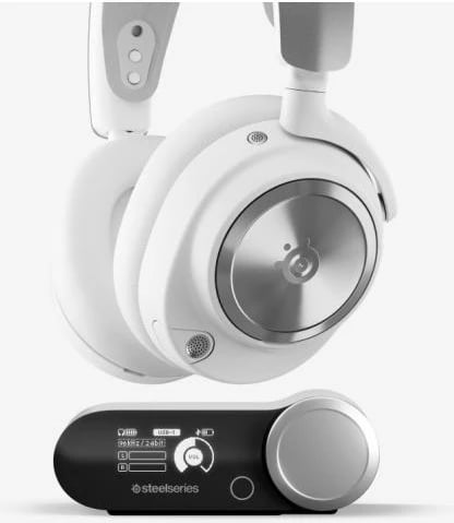 Kufje me mikrofon SteelSeries Arctis Nova Pro P 61526 wireless 10m, e bardhë