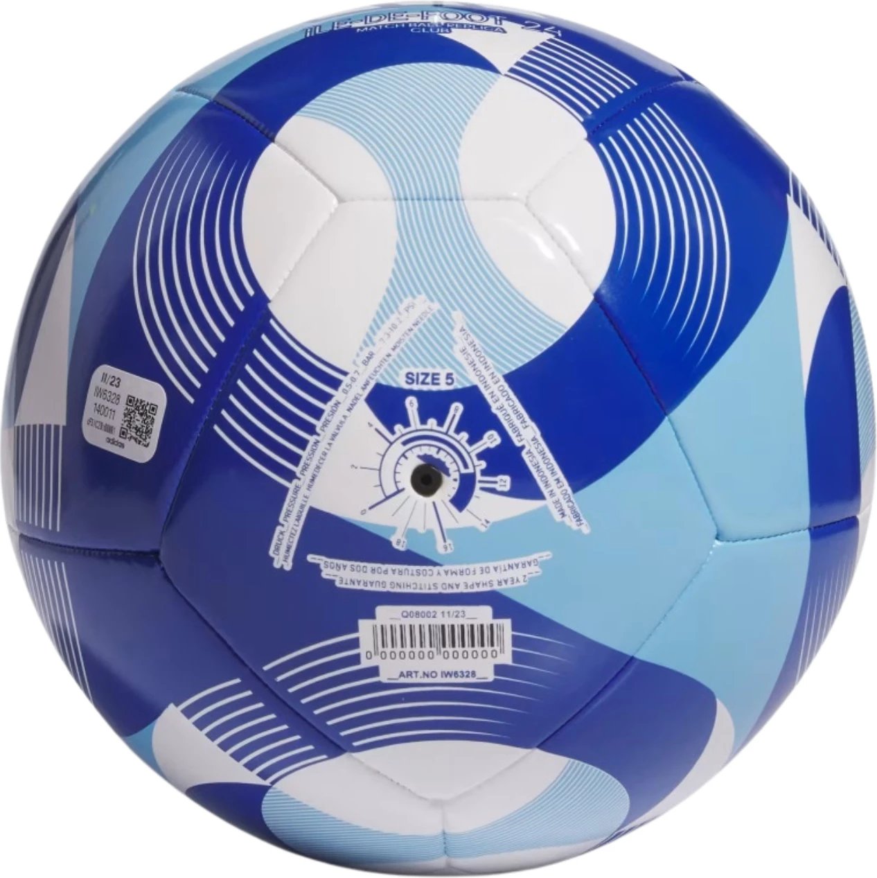Top futbolli adidas, blu