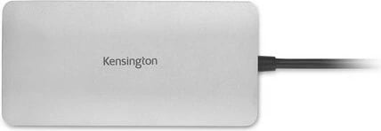 Hub USB-C Kensington UH1400p, 85W, i zi, argjendtë