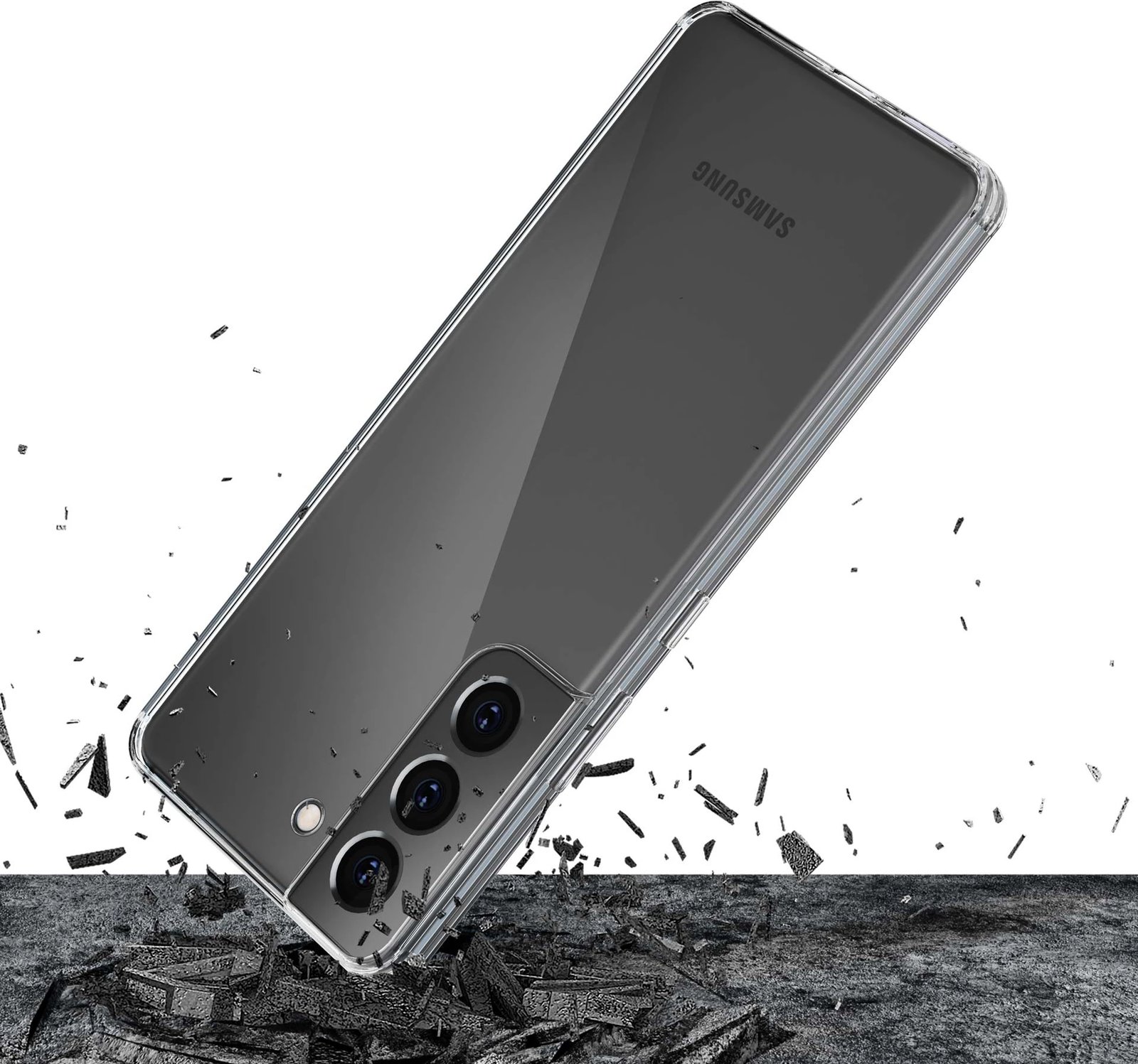 Mbështjellës 3mk Protection Clear Case për Samsung Galaxy S22 5G, transparent