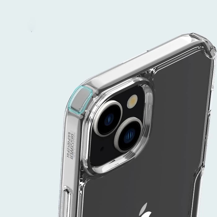 Mbështjellës Nillkin Nature Pro për iPhone 15, Transparent, i bardhë