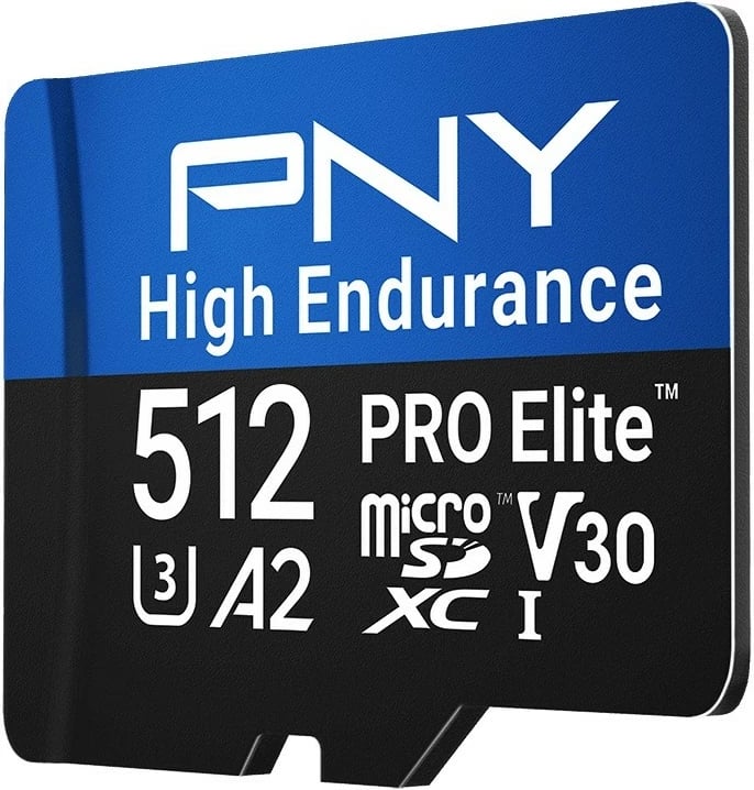 Kartelë memorie microSD PNY PRO Elite High Endurance 512 GB, SDXC, UHS-I, pa adapter