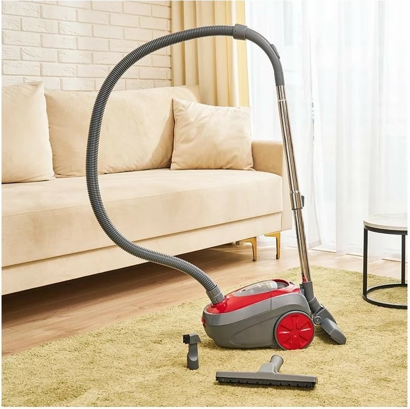 Fshesë me korrent Zelmer ZZVC261 Tadek, 2.5L, 800W, e kuqe-gri