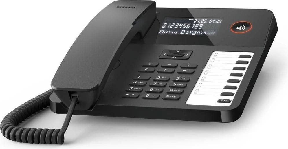 Telefon fiks Gigaset Desk 600, analog, ekran LCD, i zi