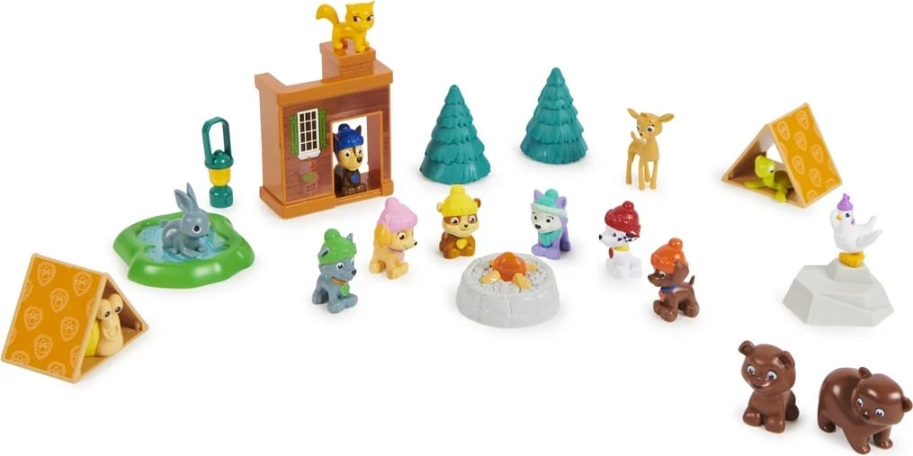 Kalendar adventi PAW Patrol 2023, SPIN MASTER, 24 lodra surprizë, shumëngjyrësh