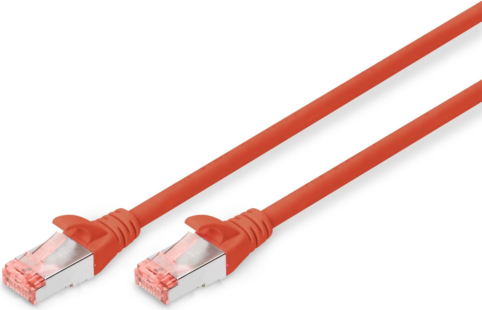 Kabllo rrjeti Digitus Cat6, 1m, S/FTP, RJ-45, e kuqe