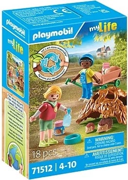 Set lodrash Playmobil My Life 71512, kujdesi për iriqët, 18 pjesë