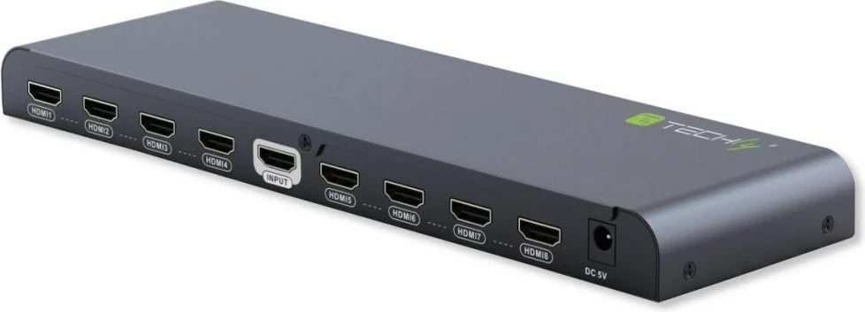 Splitter HDMI Techly 2.0 4K UHD 3D 8-ports