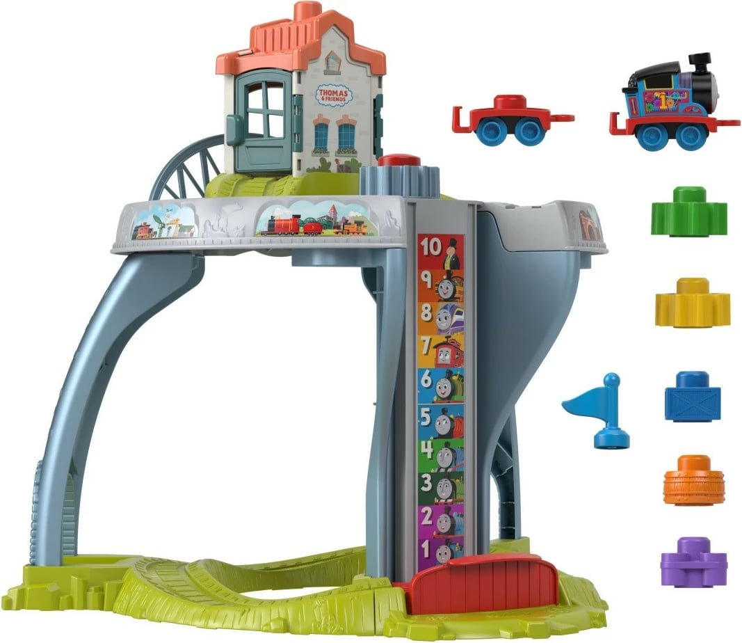 Tavolinë loje me tren Thomas & Friends Fisher Price HXP49, shumëngjyrëshe, për fëmijë