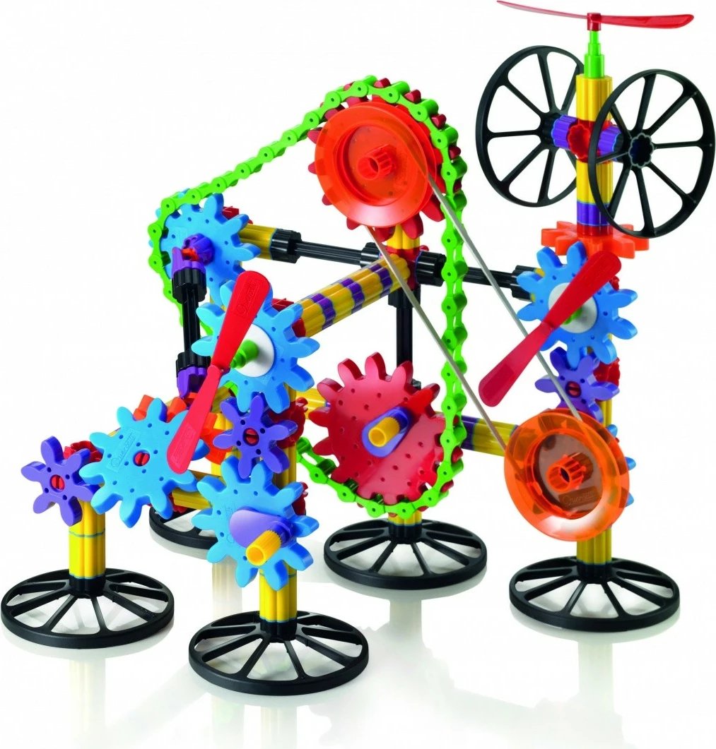 Set konstruktiv Quercetti Georelo 3D Technic, 266 pjesë, plastikë, shumëngjyrëshe