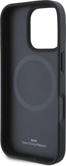 Mbështjellës BMW M Perforated And Stitched Line MagSafe për iPhone 16 Pro Max, Kuq