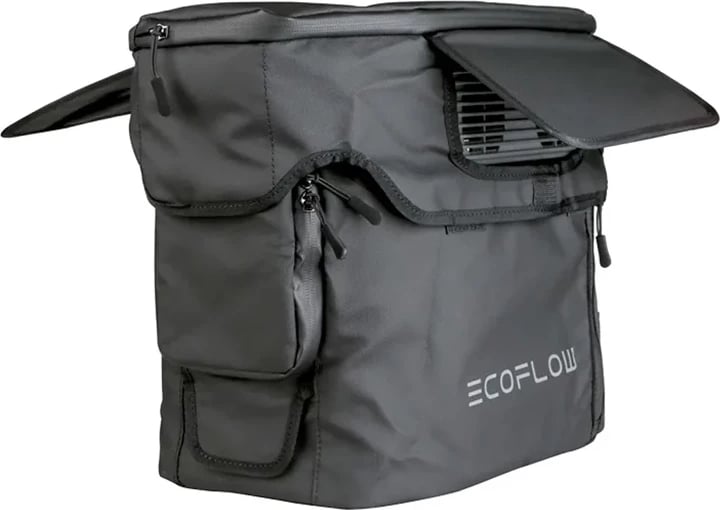 Çantë EcoFlow DELTA 2, rezistente ndaj ujit, për stacion energjie, e zezë