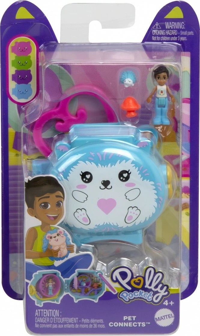 Set figurina Polly Pocket Mattel HMX20/HXX23, iriq, për fëmijë