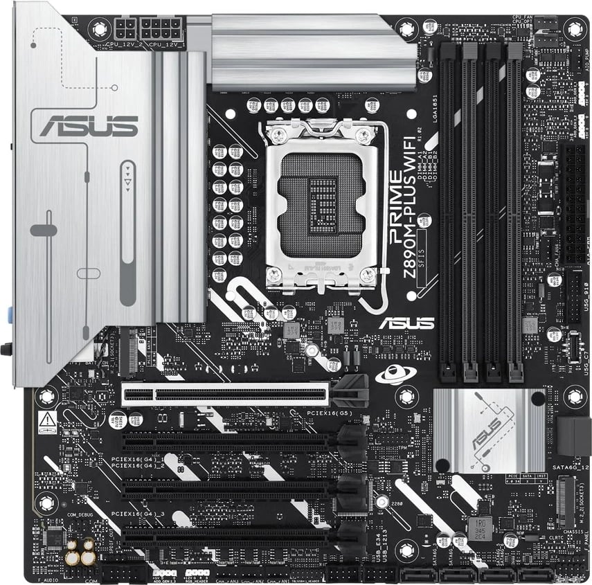 Pllakë amë ASUS PRIME Z890M-PLUS WIFI, micro ATX, Socket LGA 1851