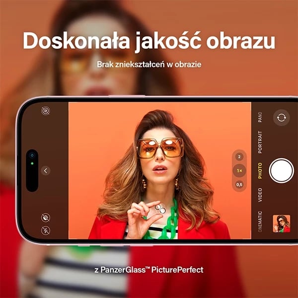 Mbrojtës kamerë PanzerGlass Picture Perfect për iPhone 15 / 15 Plus, me kornizë të zezë