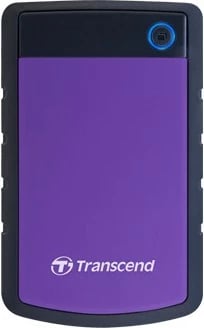 Hard disk i jashtëm Transcend StoreJet 25H3, 4TB, 2.5", USB 3.2 Gen 1, Zi, Vjollcë