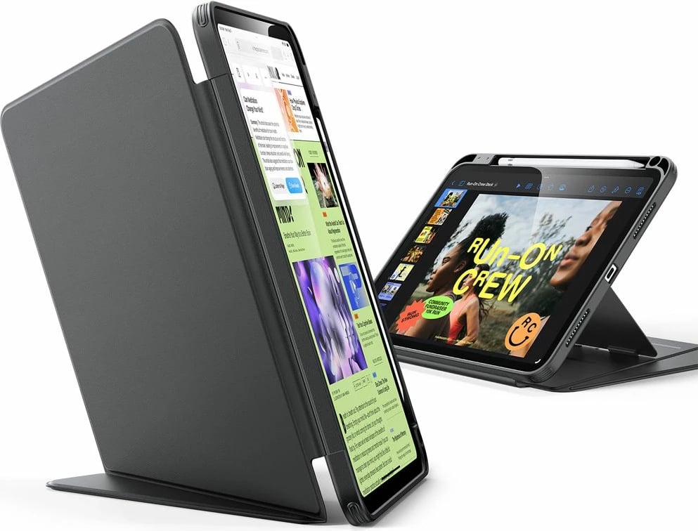 Mbështjellës ESR Flip Hybrid për iPad 10.9" (10 gen.)/11" (11 gen.), e zezë