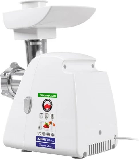 Makinë mishi Zelmer ZMM5801P, 2200 W, Bardhë Makinë mishi Zelmer ZMM5801P, 2200 W, Bardhë