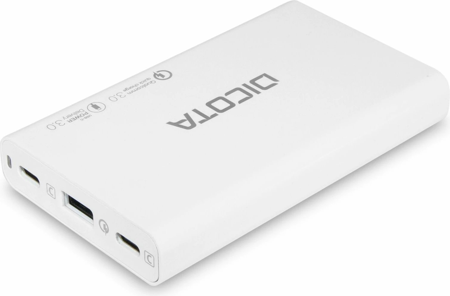 Karikues universal DICOTA D32056, 65W, USB Type-C, i bardhë