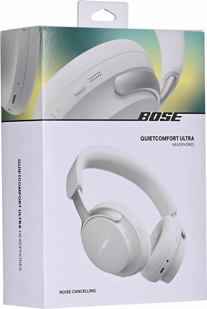 Kufje Bose QuietComfort Ultra, me Bluetooth, të bardha