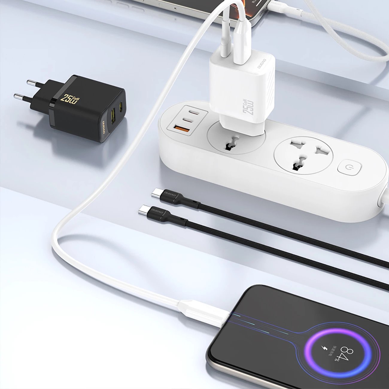 Karikues muri Dudao A27, 25W GaN, USB-C, i zi